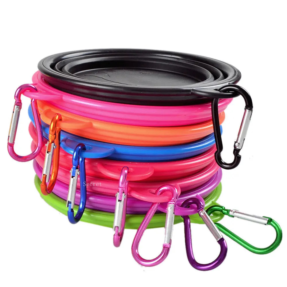 Ciotola Portatile in Silicone per Cani