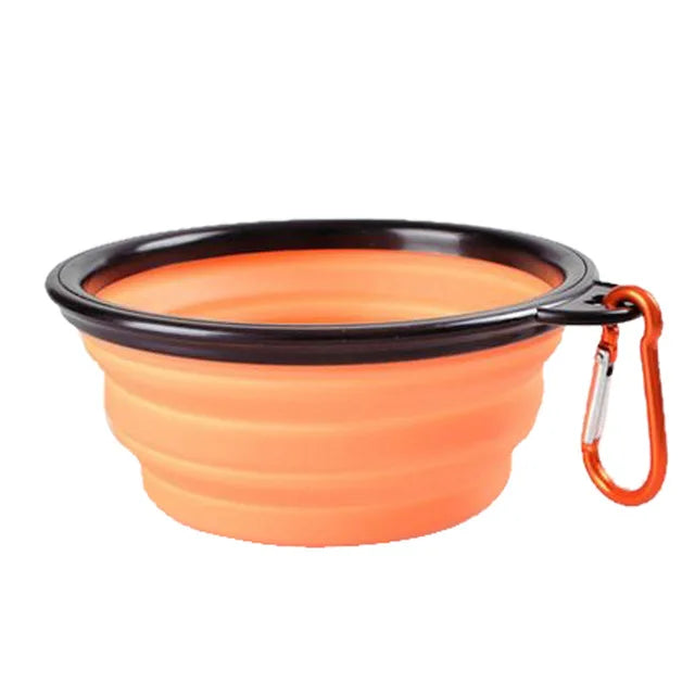 Ciotola Portatile in Silicone per Cani