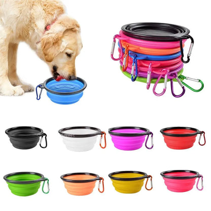 Ciotola Portatile in Silicone per Cani